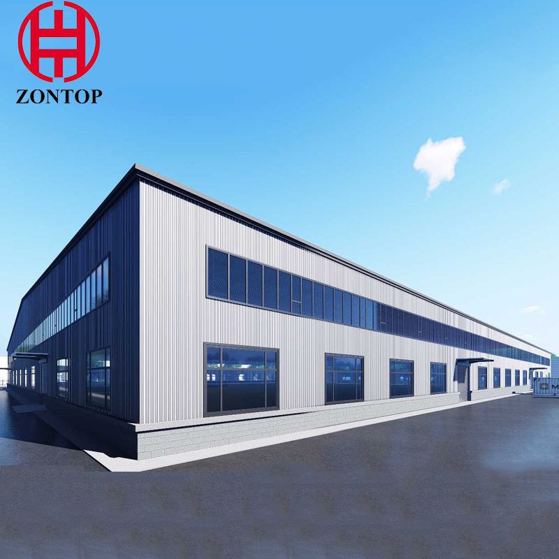 Prefabricated Metal Frame Light  Steel Structure Building Warehouse