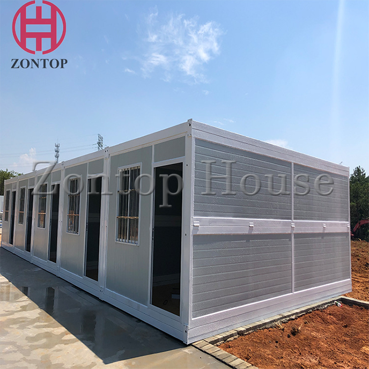 Prefabricated Folding Container House 4 Minutes Install One House Mobile Container House