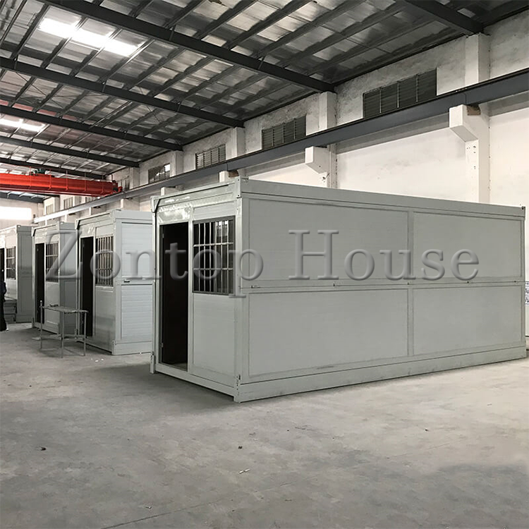 Prefabricated Folding Container House 4 Minutes Install One House Mobile Container House