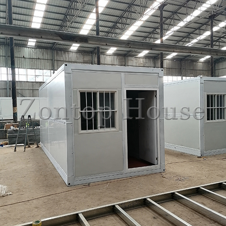 Prefabricated Folding Container House 4 Minutes Install One House Mobile Container House