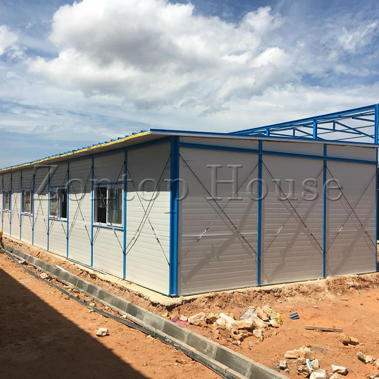 prefab K house, prefabricated K house, temporary dormitory mobile prefab house, light steel frame prefab house